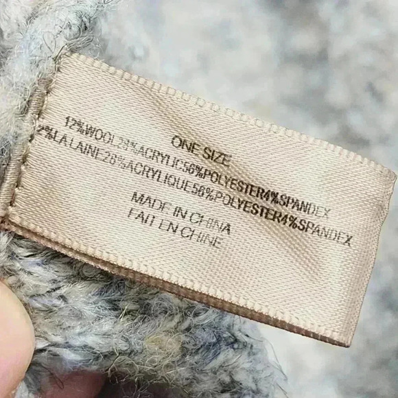 Excellent Anthropologie Gray Open Front Cardigan Sweater One Size Women Kimono - Picture 5 of 9